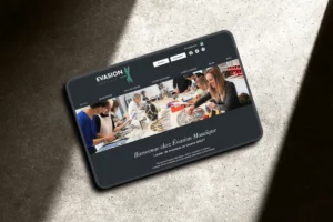 Évasion Mosaïque - Refonte Site vitrine Wix