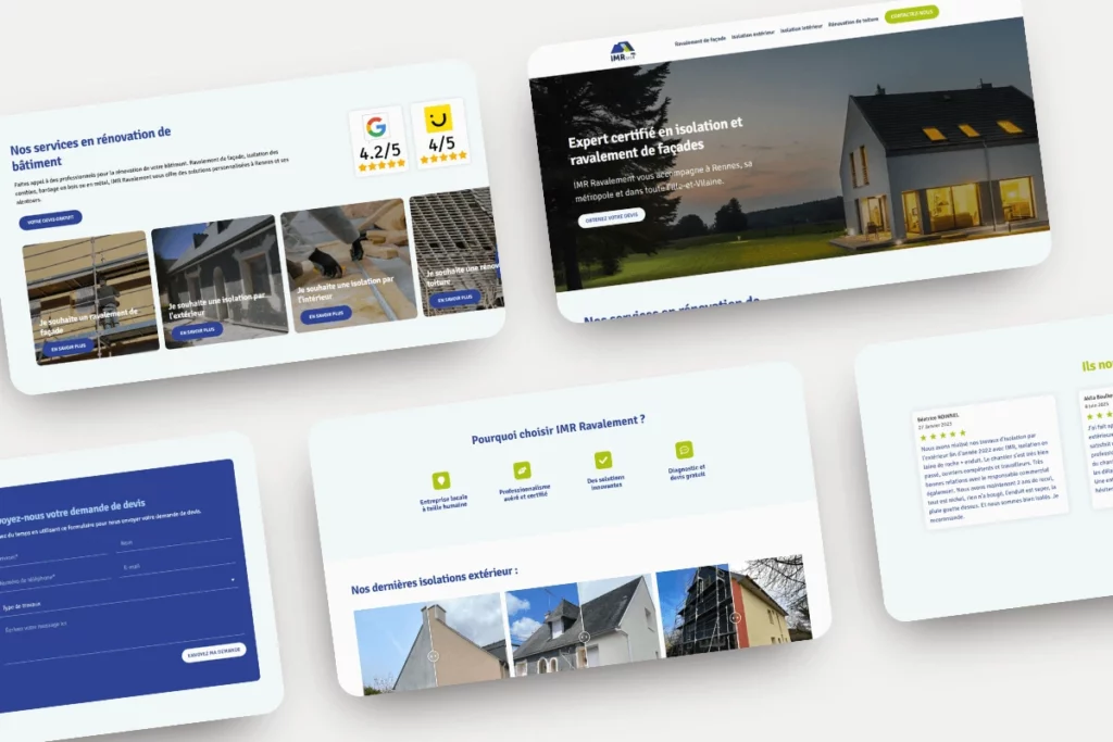 IMR Ravalement - Création de site Wordpress