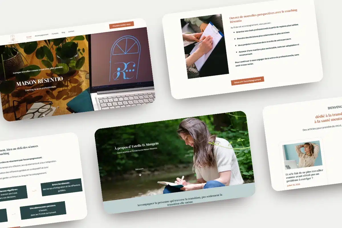 Création de site Maison Résentio SEO